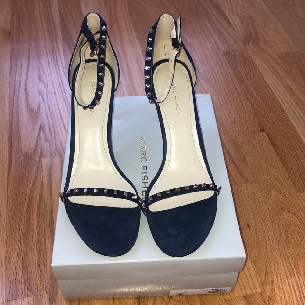 NIB Sexy Suede Studded Marc Fisher High Heels